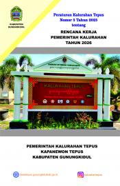 Rencana Kerja Pemerintah Kalurahan Kalurahan Tepus Tahun 2026